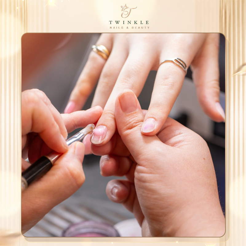 BIAB nails aftercare tips, how to care for BIAB nails, BIAB nails for weak nails, twinkle nails & beauty